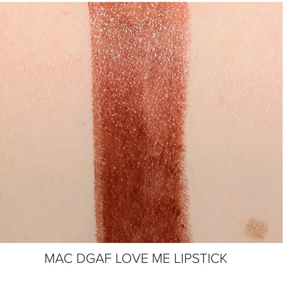 MAC lipstick in “DGAF”. Lovely shade of brown with some sheen to it. Brand new! - Picture 7 of 10